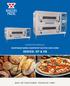 HEARTHBAKE SERIES COUNTERTOP ELECTRIC DECK OVENS SERIES: EP & EB BUILT BY CRAFTSMEN. TESTED BY TIME.