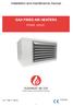GAS FIRED AIR HEATERS