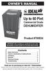 Up to 60 Pint Commercial Grade DEHUMIDIFIER