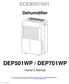 Dehumidifier DEP501WP / DEP701WP. Owner s Manual