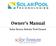 Owner s Manual. Solar-Breeze Robotic Pool Cleaner