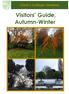 Christ s College Gardens. Visitors Guide, Autumn-Winter