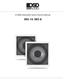 In-Wall Subwoofer Series Owners Manual IWS-10 IWS-8