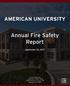 OVERVIEW OF THE HEOA FIRE SAFETY REQUIREMENTS NOTICE, AVAILABILITY, AND LOCATION OF THE ANNUAL FIRE SAFETY REPORT