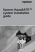 Uponor AquaSAFE system installation guide