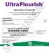 UltraFlourish. Agricultural Fungicide. For the control of certain diseases in various crops caused by the Oomycete class of fungi
