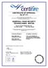 CERTIFICATE OF APPROVAL No CF 111 INGERSOLL RAND SECURITY TECHNOLOGIES - BRITON