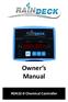 Owner s Manual RD432-0 Chemical Controller
