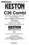 The Keston C36 Combi & C36P Combi Boilers. C36 Combi