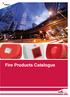 Fire Products Catalogue