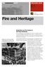 8.1. Fire and Heritage. The maintenance series. Information sheet. Guidelines on Fire Safety in Heritage Buildings