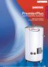 PremierPlus. and PremierPlus SystemFit. Direct and Indirect Unvented Water Heating. Unvented Water Heaters