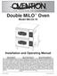 Double MiLO Oven Model MiLO2-16