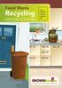 Recycling. Food Waste. Local Authority or Waste Collectors logo goes here