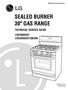 SEALED BURNER 30 GAS RANGE