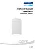 Service Manual. SMARTDRIVE Electronic Washer