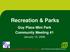 Recreation & Parks. Guy Place Mini Park Community Meeting #1. January 10, San Francisco Department of Public Works