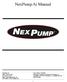 NexPump Ai Manual. NexPump, Inc. Phone: Fax: Web Address: