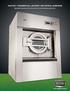 Maytag Commercial Laundry Industrial Washers. Dependable engineering to tackle even the most demanding applications.