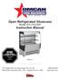 Open Refrigerated Showcase. Instruction Manual