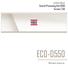 Installation Manual Central Processing Unit 0550 Version 2.00 ECO HBX Control Systems Inc.