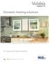 Domestic heating solutions