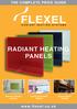 FLEXEL RADIANT HEATING SYSTEMS