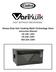 Heavy-Duty Fast Cooking Multi-Technology Oven Instruction Manual VK-120: 120V VK-220: 220V VKII-220: 220V