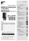 AKZJ8 Series. DAIKIN Oil Cooling Unit ( OILCON ) Instruction Manual. Immersion type. Models. Proper use results in power saving PIM00132A CONTENTS