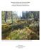 Inventory for Rare and Uncommon Plants in Fen and Fen-like Ecosystems on Okanogan-Wenatchee National Forest