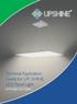 Technical Application Guide for UP-SHINE LED Panel Light UP-PL W-L