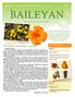 The Official Newsletter of the Liberty Hyde Garden Club of Ithaca, New York BAILEYAN.