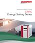 REFRIGERATED AIR DRYERS SCFM. CRPC Energy Saving Series