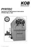 Operating and Maintenance Instructions PYRTEC 390 to 1250