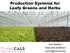 Production Systems for Leafy Greens and Herbs. Neil Mattson Associate professor