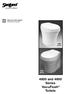 Vacuum toilet system Instruction manual. Series. Series and Series. VacuFlush