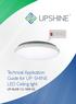 Technical Application Guide for UP-SHINE LED Ceiling light UP-AL W-SS.
