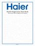 FlexFit Single Series Parts Book Haier Factory and GE Appliance Part Numbers