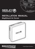 INSTALLATION MANUAL. MaglQtouch Air Sensor. Original English Instructions