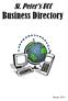 St. Peter s UCC Business Directory