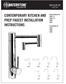 CONTEMPORARY KITCHEN AND PREP FAUCET INSTALLATION INSTRUCTIONS