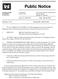 Pittsburgh District Pittsburgh, PA Notice No Closing Date: May 29, 2015