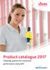 Product catalogue 2017