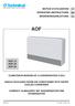 AOF CLIMATISEUR MONOBLOC A CONDENSATION A EAU SINGLE PACKAGED ROOM AIR CONDITIONER WITH WATER COOLED CONDENSER