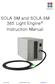 SOLA SM and SOLA SM 365 Light Engine Instruction Manual