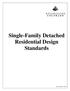 Single-Family Detached Residential Design Standards