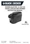 THERMO-ELECTRIC 12 VOLT DC TRAVEL COOLER AND WARMER INSTRUCTION MANUAL