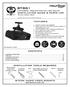 UNIVERSAL PROJECTOR CEILING MOUNT. INSTALLATION GUIDE & PARTS LIST This Pack Contains 1 Mount FEATURES CONTENTS