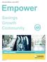 Empower. Savings Growth Community. Second Edition, June small business. Energy Management Solutions Reference Guide NR-634-V2-0610