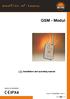 GSM - Modul IPX4 D. Installation and operating manual MADE IN GERMANY. Druck Nr en /